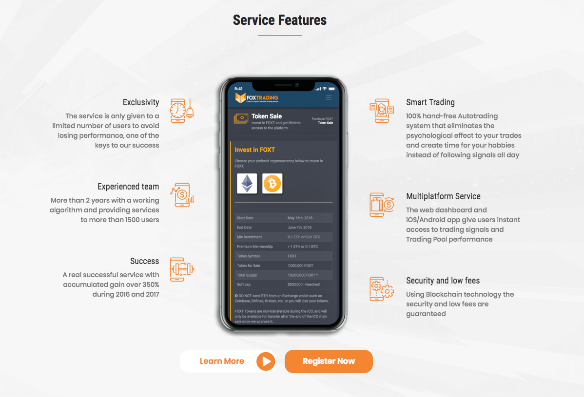 Fox Trading Service Features